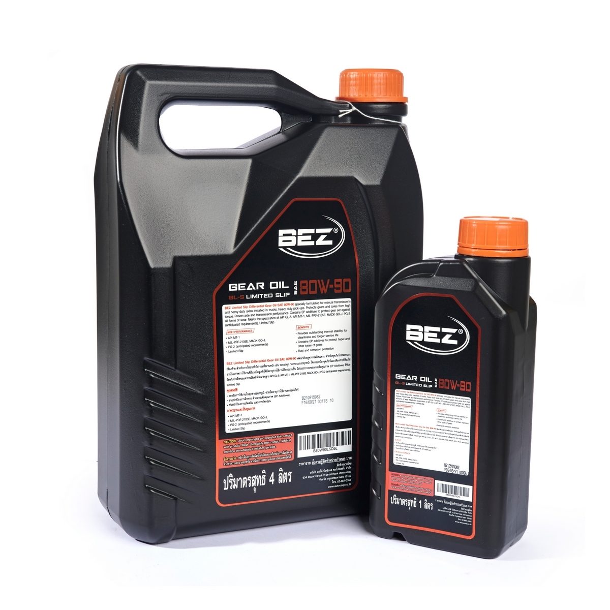 BEZ (เบซ) น้ำมันเกียร์อัตโนมัติ รุ่น GFD GL-5 80W-90 LSD พัฒนาด้วยสูตรการผลิตเฉพาะ สำหรับชุดเกียร์ธรรมดาและเฟืองท้าย สำหรับการใช้งานทั่วไป (