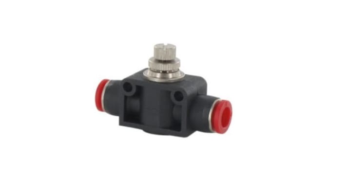 IMI Norgren Pneufit C Series Tube In-line Regulator, Push In 8mm Tube Inlet Port x Push In 8mm Tube Outlet Port