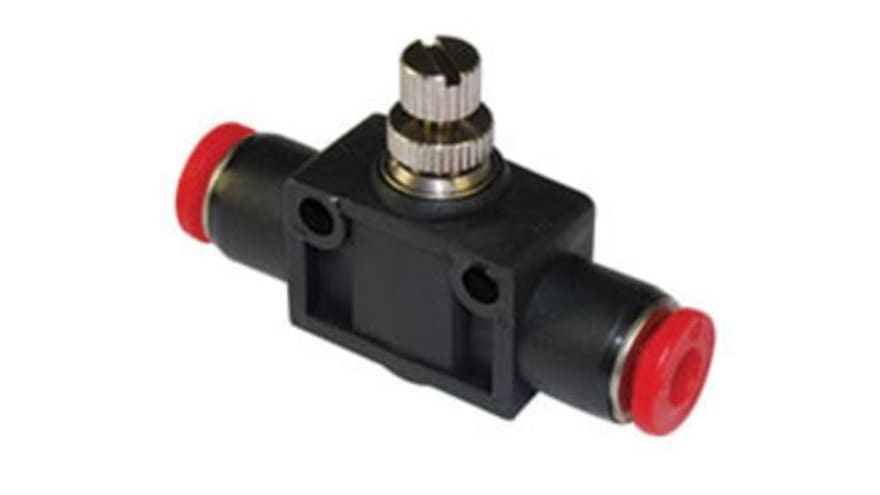 IMI Norgren Pneufit C Series Tube In-line Regulator, Push In 12mm Tube Inlet Port x Push In 12mm Tube Outlet Port