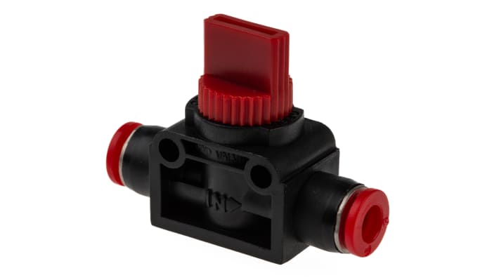IMI Norgren Flow Controller Pneumatic Manual Control Valve Pneufit C Series, Push In 6 mm