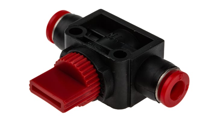 IMI Norgren Flow Controller Pneumatic Manual Control Valve Pneufit C Series, Push In 6 mm