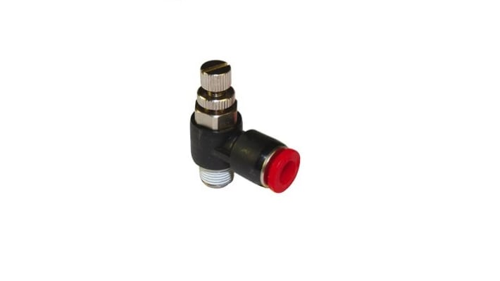 IMI Norgren Pneutic C Series Threaded Flow Controller, 4mm Tube Inlet Port x 4mm Tube Outlet Port