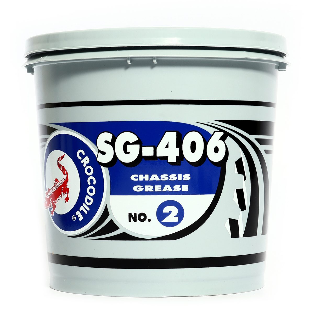 ตราจระเข้ จาระบีสีเขียว เบอร์ 2 ขนาด 2 กก. รุ่น SG-406 ช่วยหล่อลื่น และป้องกันการเสียดทานของโลหะ มีสารเคมีป้องกันการเสื่อมคุณภาพ