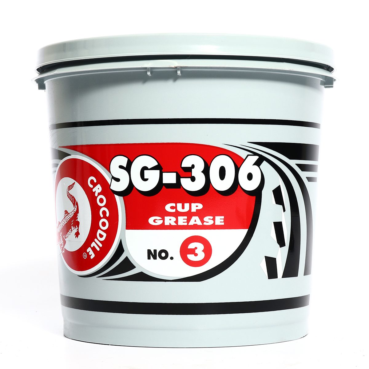 ตราจระเข้ จาระบีสีแดง เบอร์ 3 ขนาด 2 กก. รุ่น SG-306 ช่วยหล่อลื่น และป้องกันการเสียดทานของโลหะ มีสารเคมีป้องกันการเสื่อมคุณภาพ