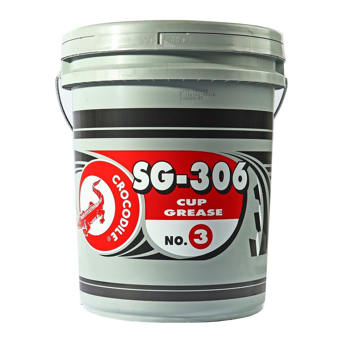 ตราจระเข้ จาระบี สีแดง เบอร์ 3 ขนาด 20 กก. รุ่น SG-306 ช่วยหล่อลื่น ไม่มีสารพิษเจือปน ไม่ทำลายเนื้อวัตถุ (CROCODILE)