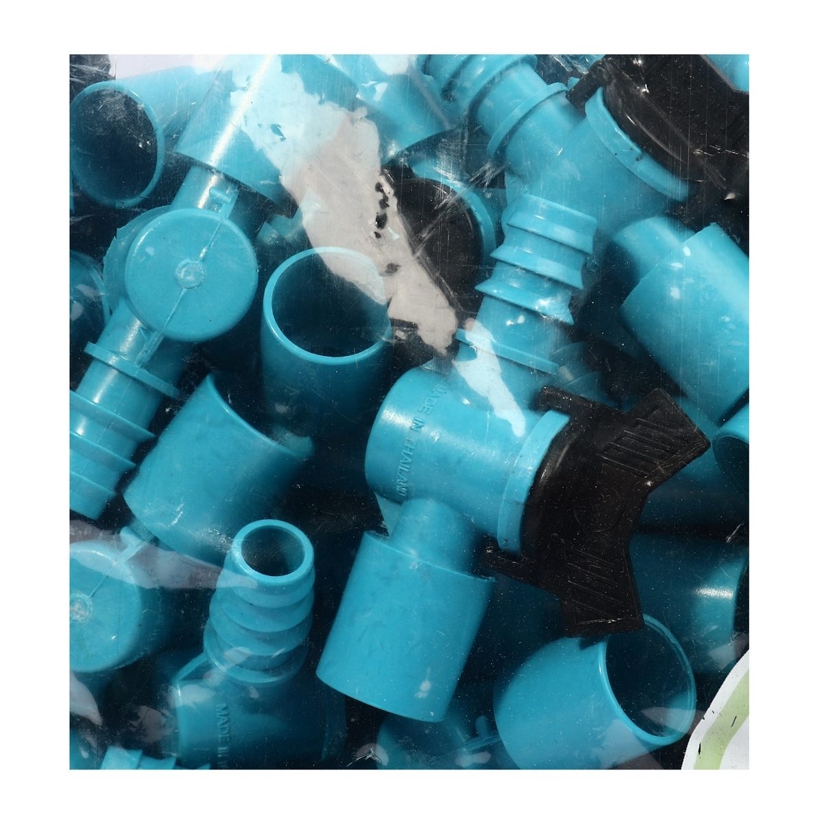 ไชโย วาล์วเกษตรหางปลาสวมทับท่อ PVC-PE ขนาด 1/2 นิ้ว x 20 มม. เหมาะสำหรับใช้ติดตั้งท่อย่อยเพื่อหรี่น้ำให้เบา-แรง (บรรจุ 100ชิ้น/แพ็ค)