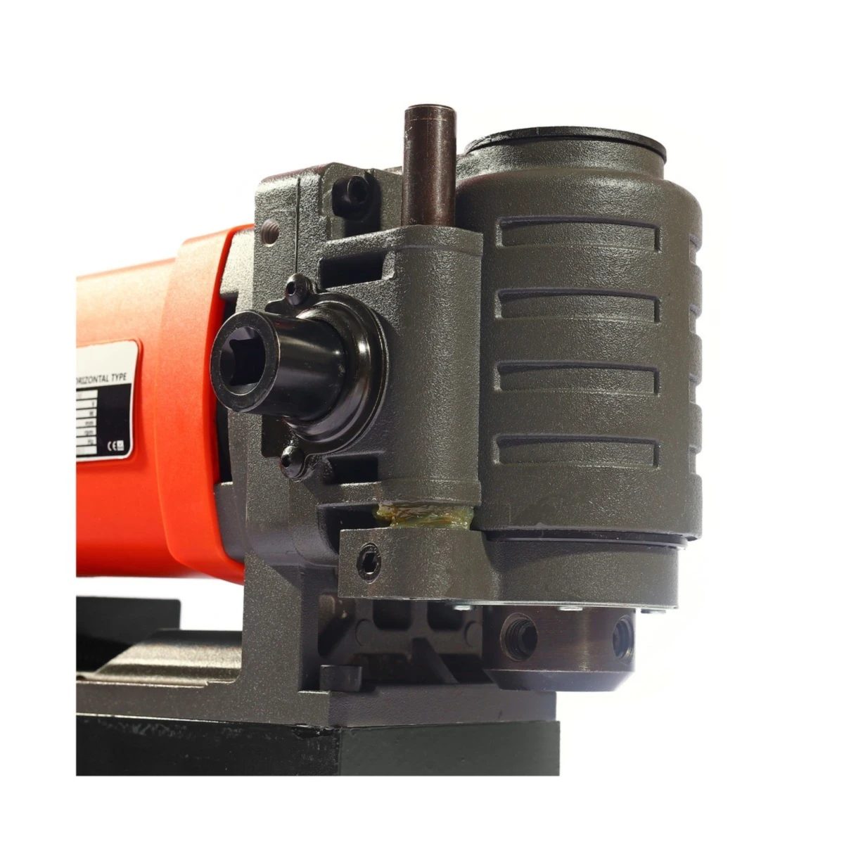 CAYKEN สว่านแม่เหล็กไฟฟ้า (รุ่นเล็ก) 1650 วัตต์ เจาะคัตเตอร์สูงสุด 38 มม. รุ่น KCY-38SDM  ความเร็วรอบ 850 รอบ/นาที แรงดูดแม่เหล็ก 14500N (เค