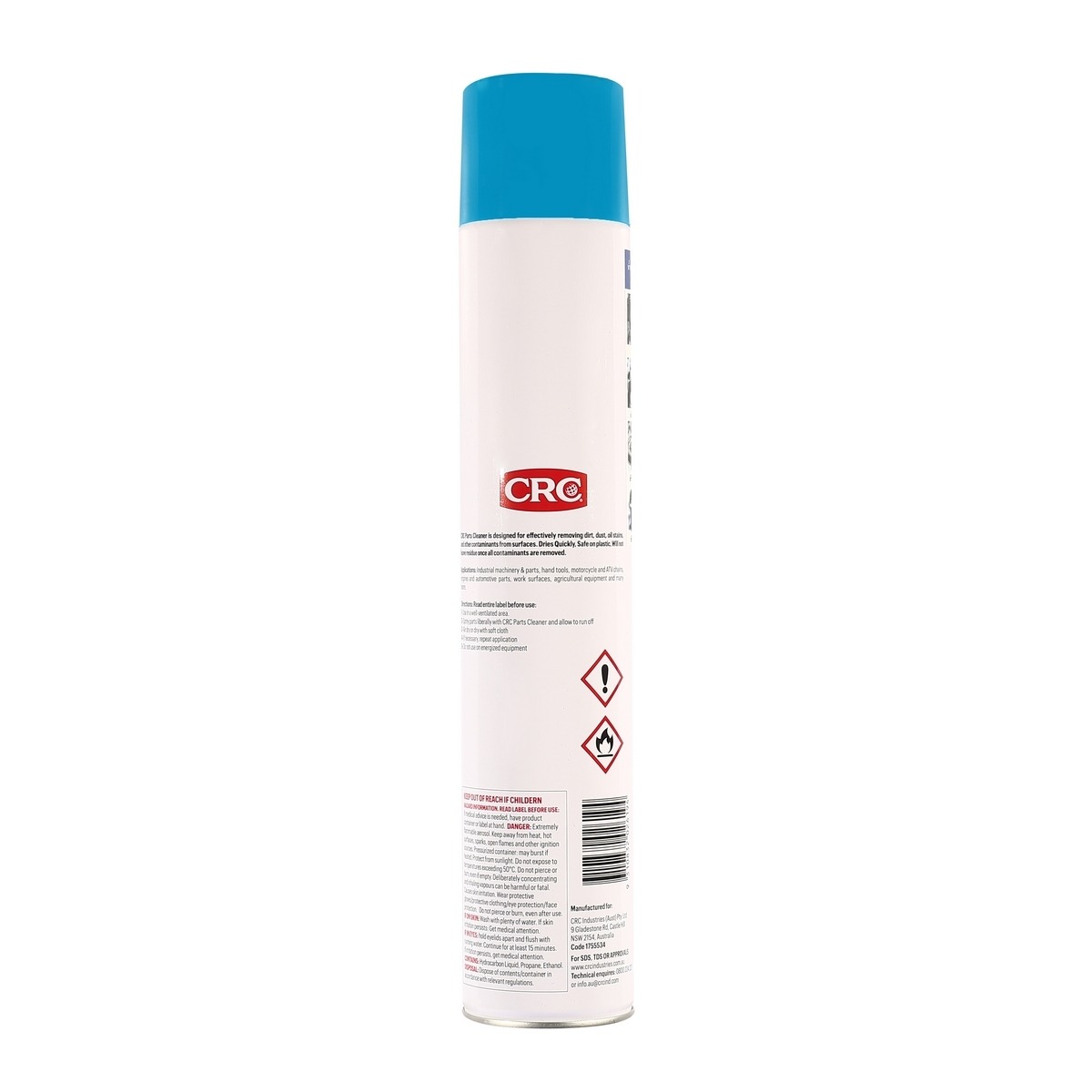 CRC นํ้ายาล้างชิ้นส่วนอเนกประสงค์ 840 ML. สำหรับทำความสะอาด คราบนํ้ามัน คราบไขมัน จาระบี หมึก สี และอื่นๆ (ซีอาร์ซี)