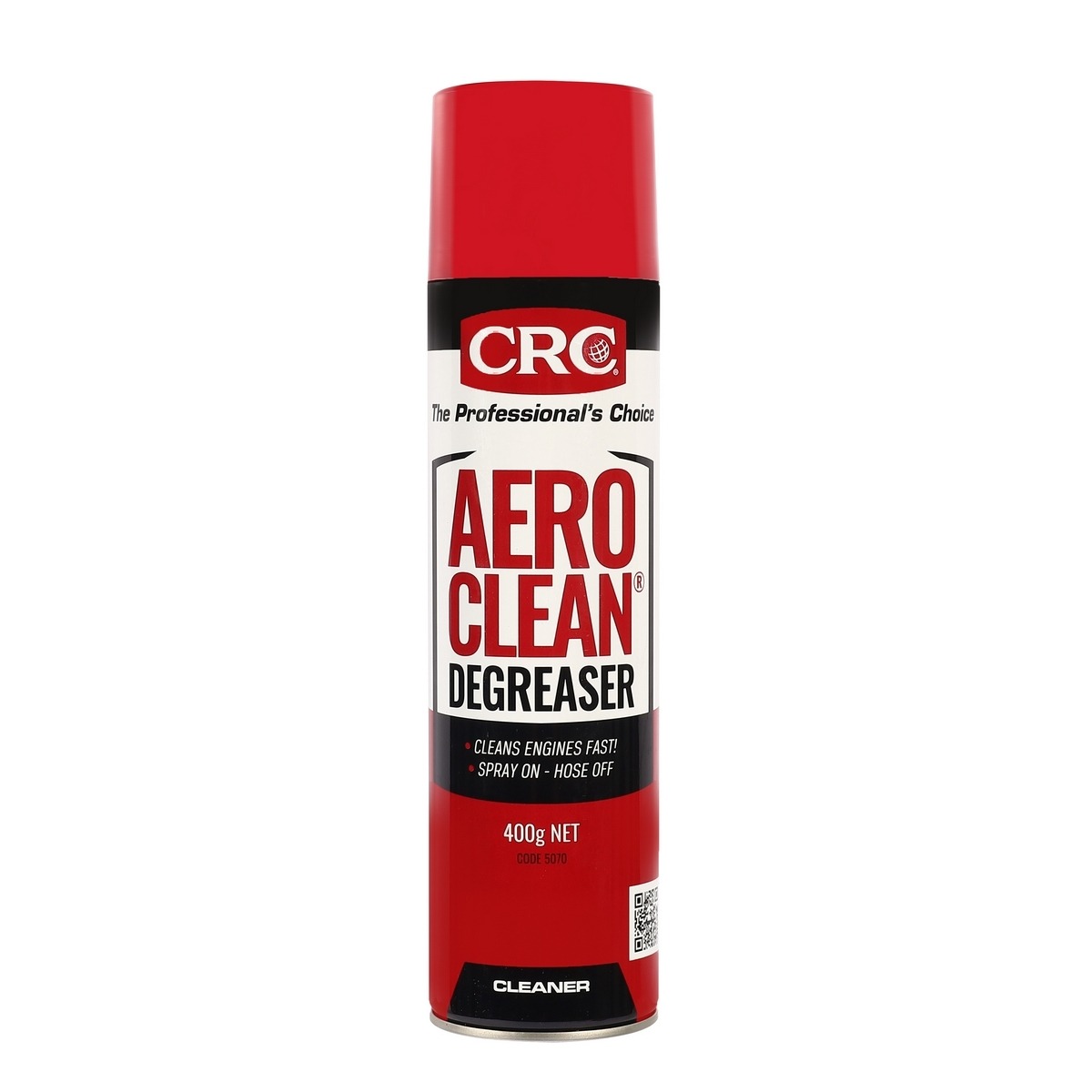 CRC Aeroclean Degreaser นํ้ายาล้างเครื่องยนต์แรงอัดสูง 400G. ใช้ฉีดล้างคราบน้ำมัน จารบี และสิ่งสกปรก (ซีอาร์ซี)