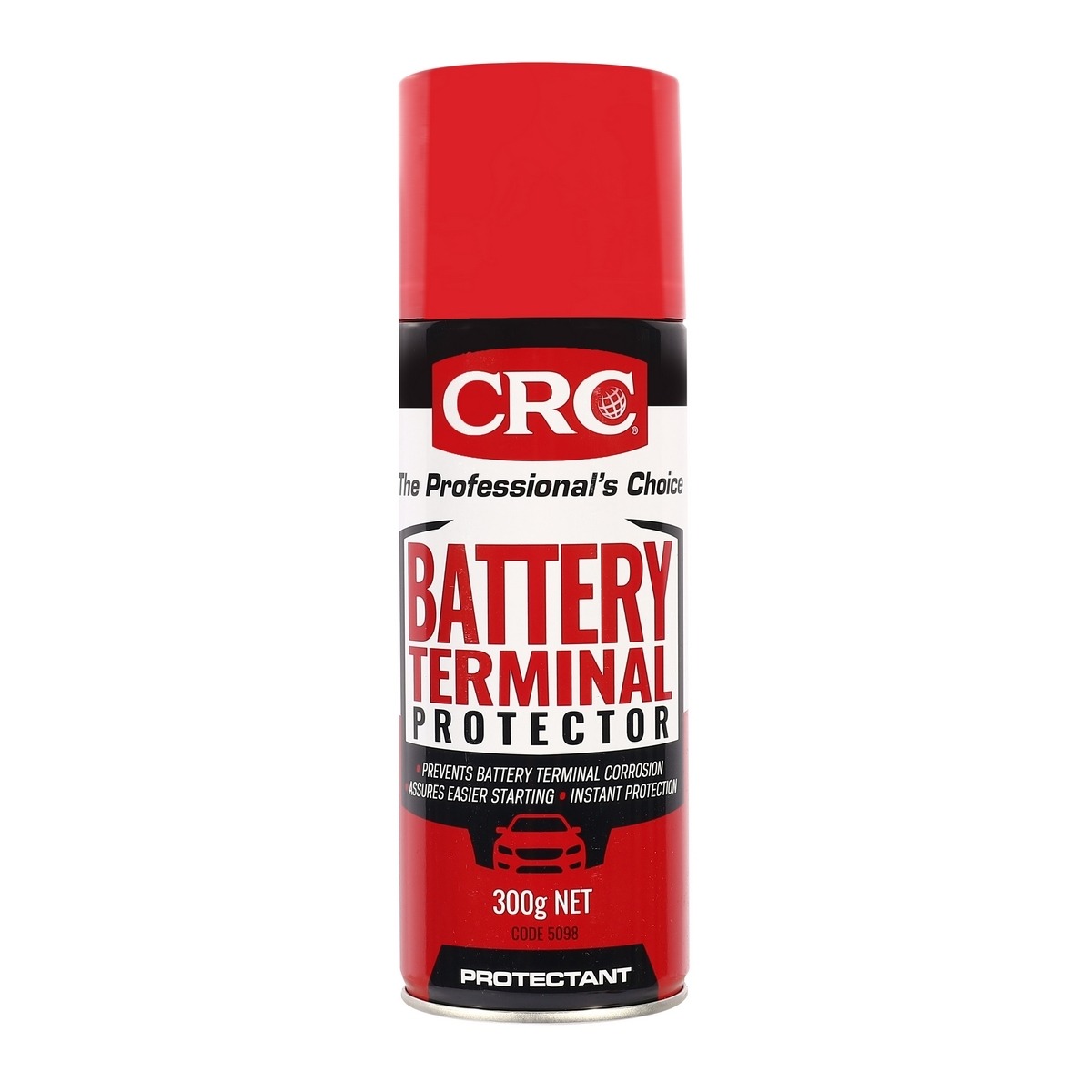 CRC Battery Terminal Protector นํ้ายาเคลือบขั้วแบตเตอรี่ 300G. ใช้ฉีดเคลือบป้องกันความชื้น สนิม และการกัดกร่อนระยะยาวของขั้วแบตเตอรี่รถยนต์ 