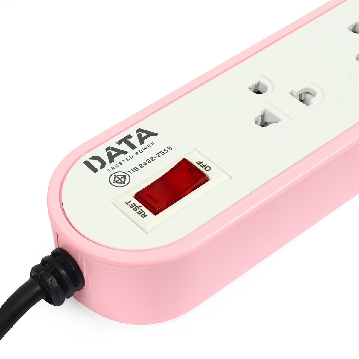 DATA ปลั๊กไฟ 3 ช่อง 1 สวิตซ์ ยาว 3 เมตร 10 แอมป์ 2300 วัตต์ รุ่น AP3146 สายไฟ VCT 3x0.75 sq.mm (ดาต้า)