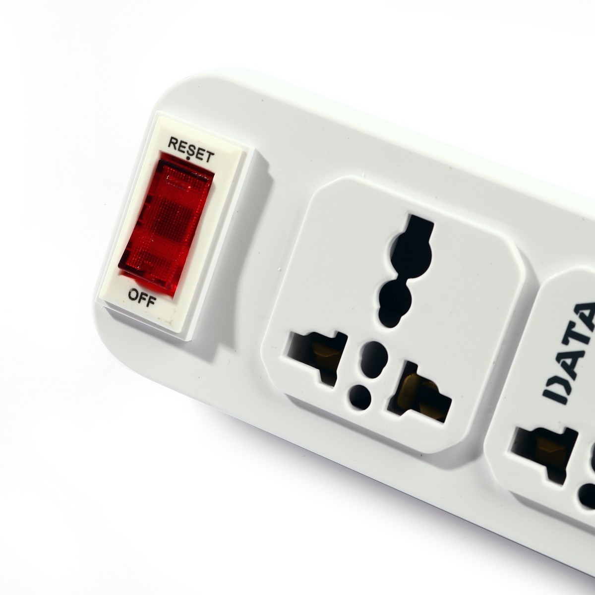 DATA อะแดปเตอร์ เต้ารับ 2 ช่อง 2 USB 1 สวิตซ์ 16 แอมป์ 3600 วัตต์ รุ่น AL56 นำกระแสไฟได้ดี ไม่ลามไฟ (ดาต้า)