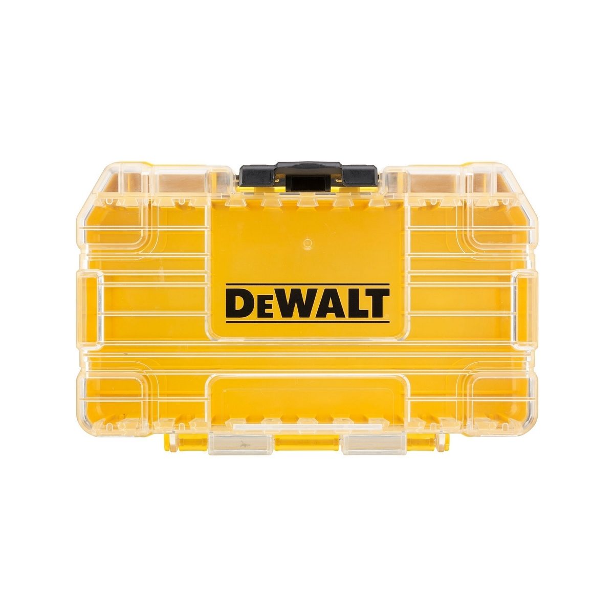 DEWALT กล่องอุปกรณ์ (Tough Case) TSTAK ขนาดเล็ก รุ่น DT70801-QZสลักหนีบเพื่อการปิดอย่างปลอดภัย (ดีวอลท์)