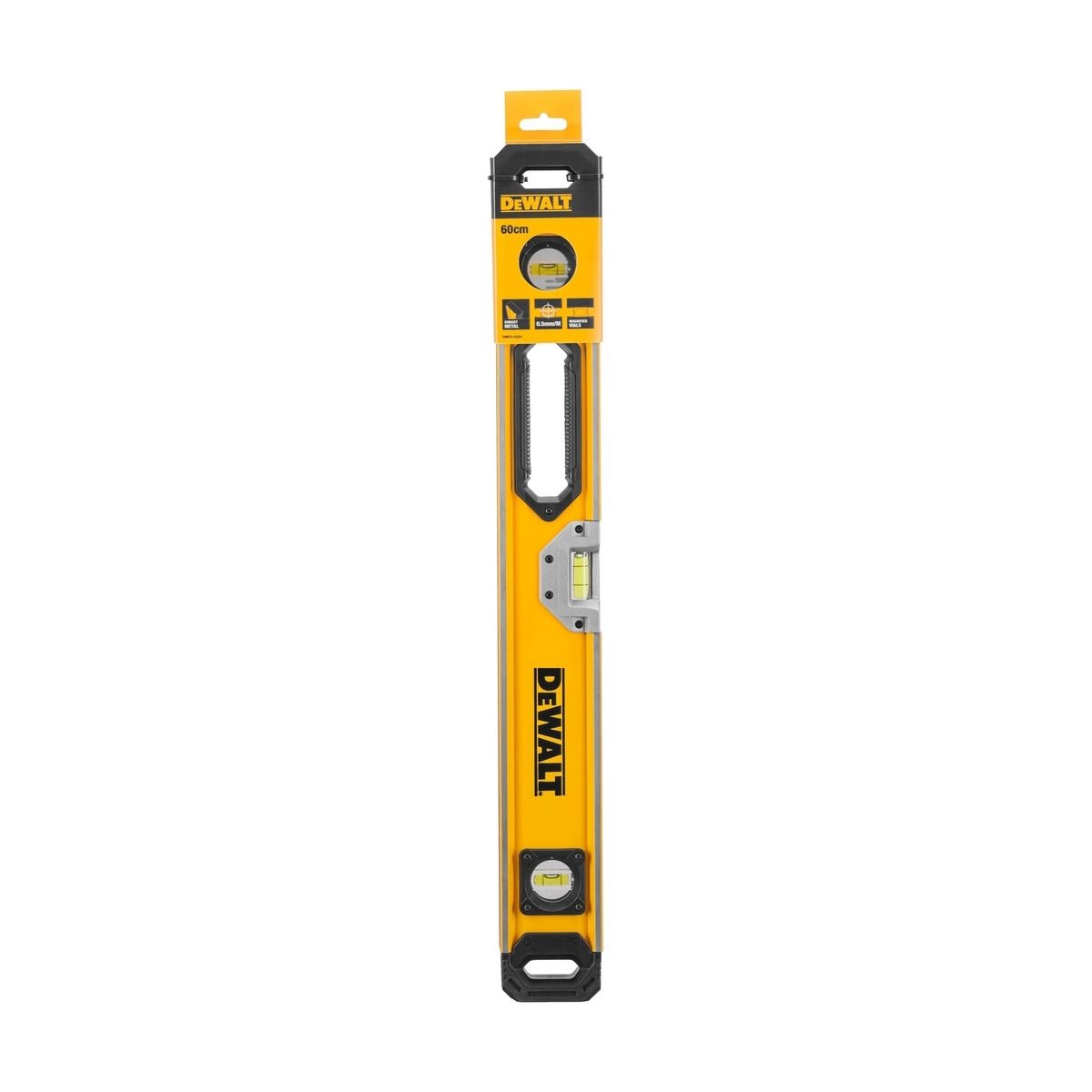 DEWALT ระดับน้ำ Box Beam Level 60 ซม. รุ่น DWHT0-43224-30 ความแม่นยำสูงสุด 0.5 มม./ม. ลูกน้ำแข็งแรงไม่แตกง่าย (ดีวอลท์)