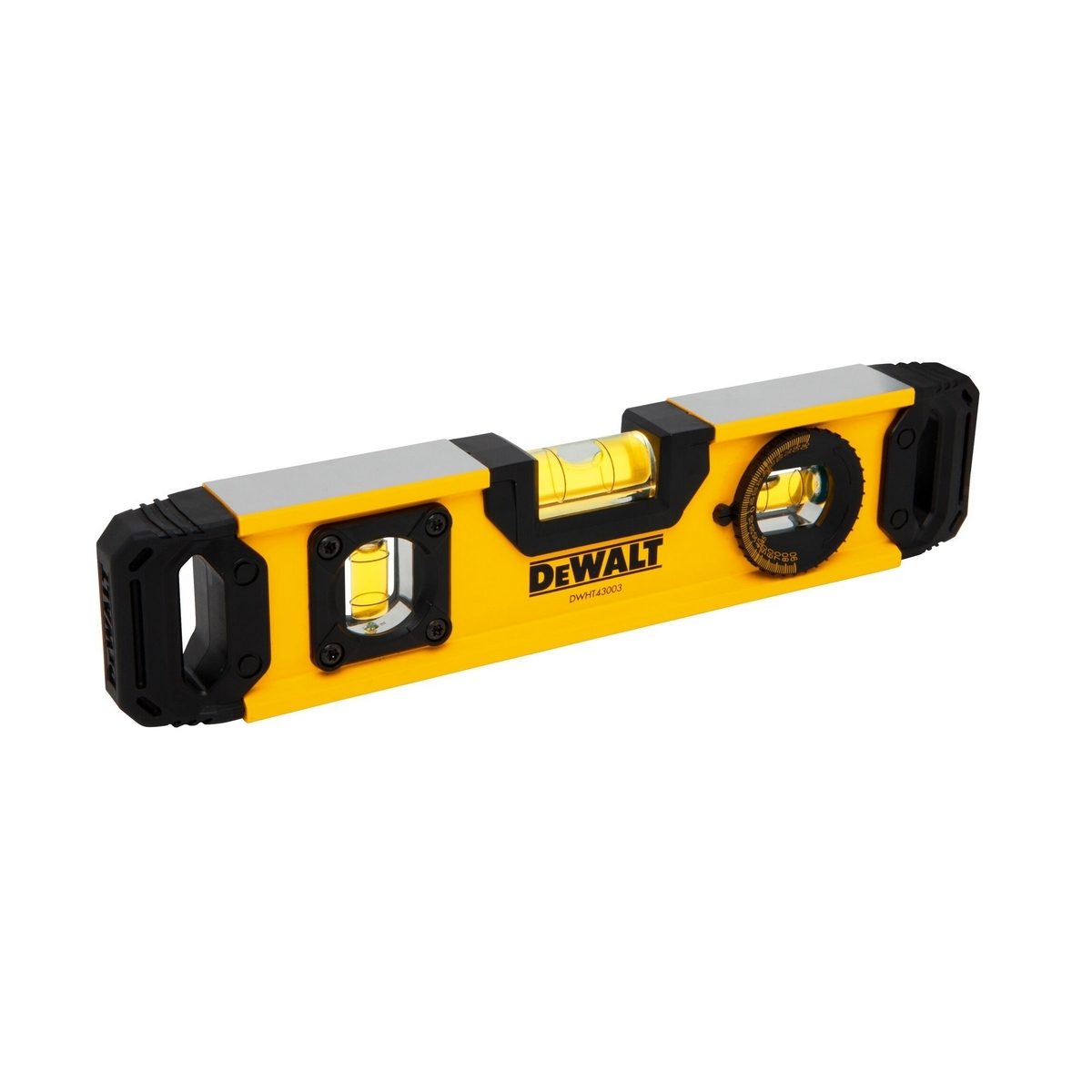 DEWALT ระดับน้ำ Torpedo Level ขนาด 25 ซม. รุ่น DWHT43003 ทำจากอะลูมิเนียม แข็งแรง และทนทาน  (ดีวอลท์)