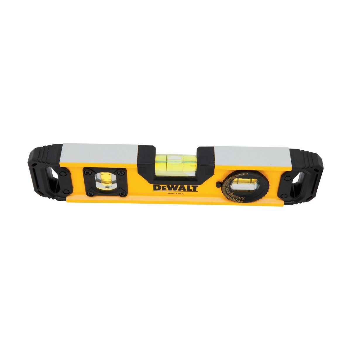 DEWALT ระดับน้ำ Torpedo Level ขนาด 25 ซม. รุ่น DWHT43003 ทำจากอะลูมิเนียม แข็งแรง และทนทาน  (ดีวอลท์)