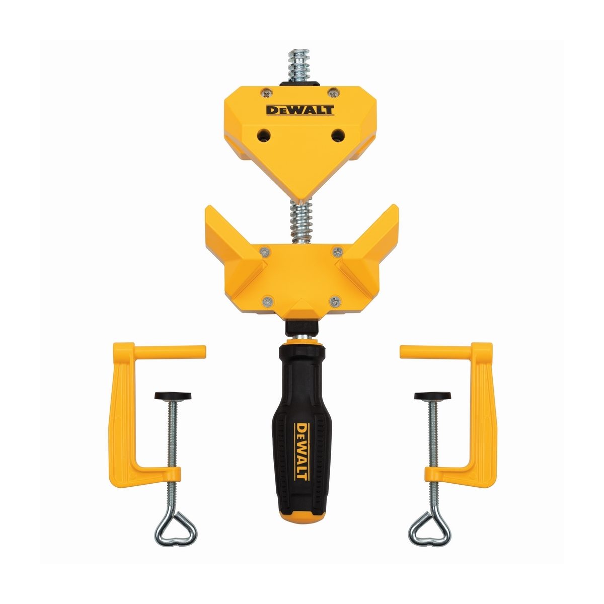 DEWALT แคลมป์เข้ามุมแบบที่ที่ยึดกับโต๊ะ รุ่น DWHT83853-0 แรงบีบรัด 113 กก. สำหรับเข้ามุม 90 องศา (ดีวอลท์)