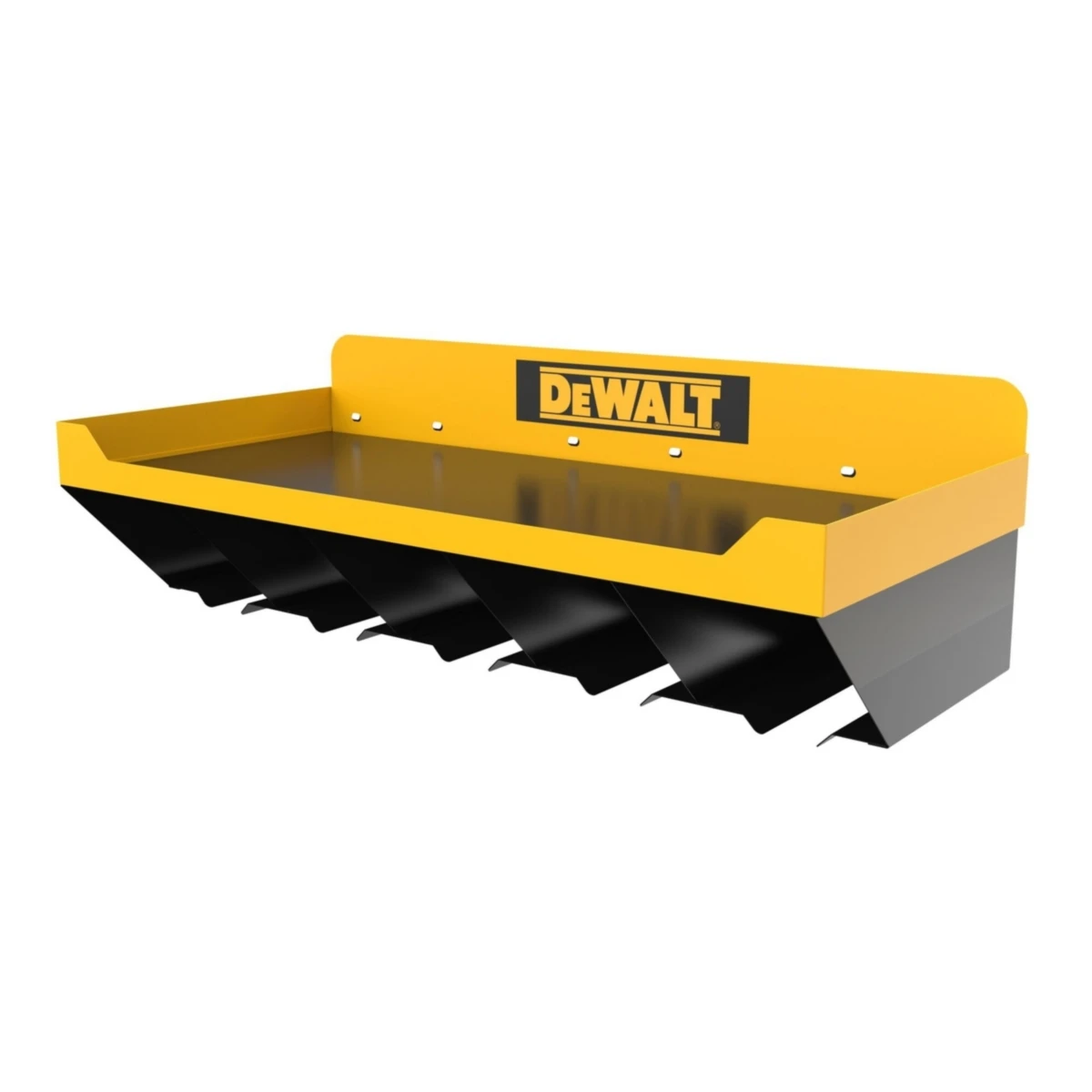 DEWALT ชุดแขวนเครื่องมือ 5 ช่อง รุ่น DWST82822 ชุดเก็บ Power Tool สามารถรองรับน้ำหนักได้ถึง 100 ปอนด์ (ดีวอลท์)