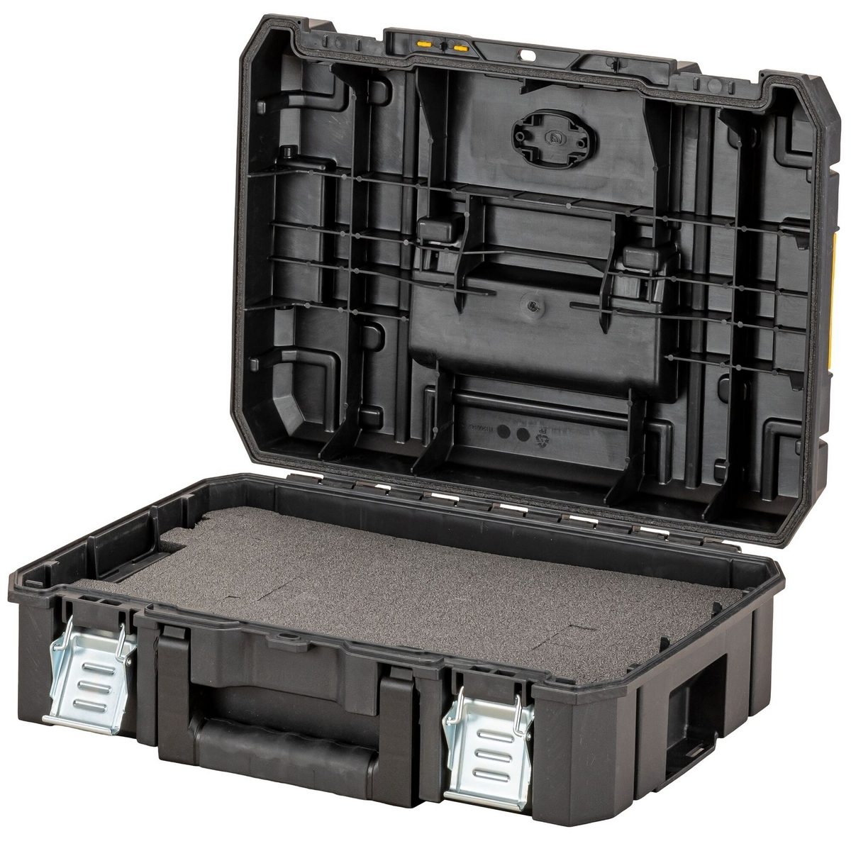 DEWALT กล่อง TSTAK ความจุ 11 ลิตร รุ่น DWST83345-1 สามารถรับน้ำหนักได้ 30 กิโลกรัม มีโฟมกันกระเทกด้านในกล่อง (ดีวอลท์)