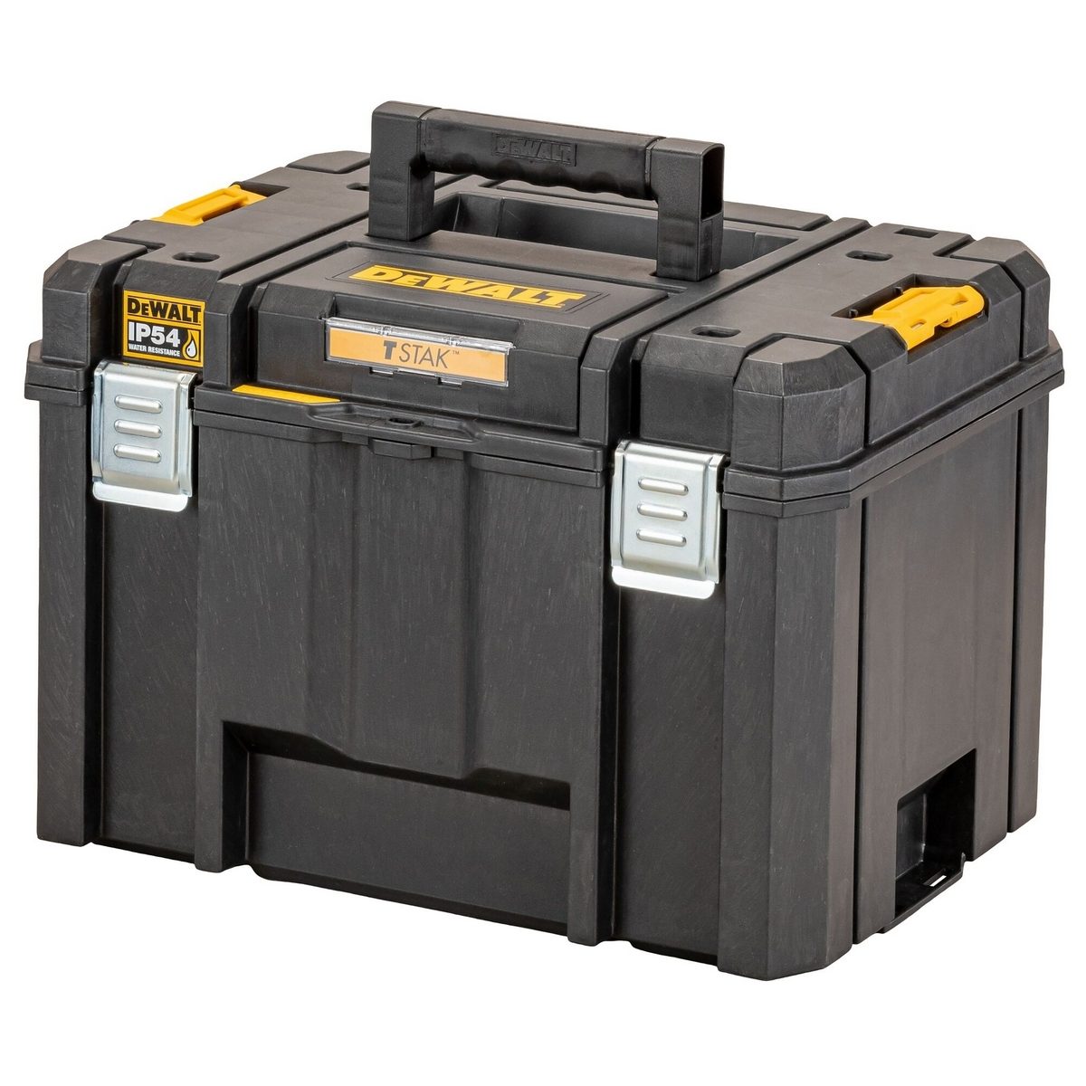 DEWALT ชุดกล่องเครื่องมือ TSTAK รุ่น DWST83346-1 ป้องกันน้ำและฝุ่นตามมาตรฐาน IP54 ทนทานสูง หนา 2.5 มม. (ดีวอลท์)