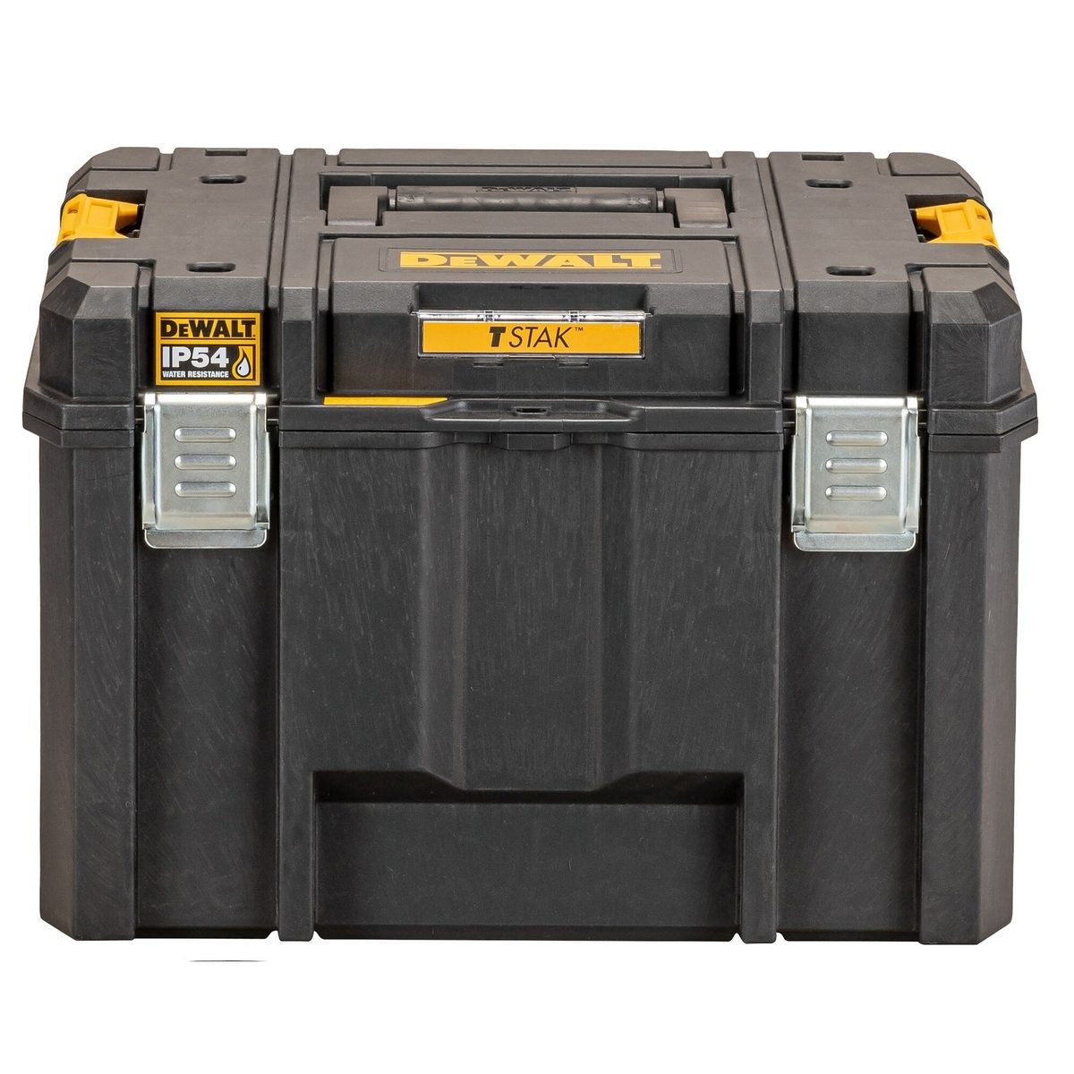 DEWALT ชุดกล่องเครื่องมือ TSTAK รุ่น DWST83346-1 ป้องกันน้ำและฝุ่นตามมาตรฐาน IP54 ทนทานสูง หนา 2.5 มม. (ดีวอลท์)