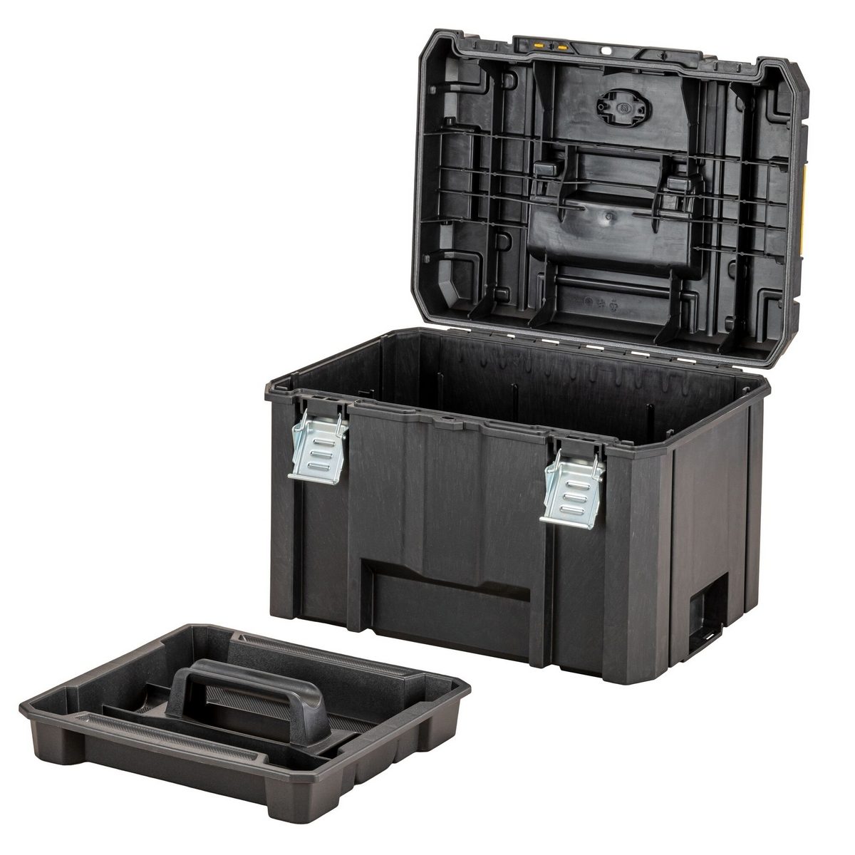 DEWALT ชุดกล่องเครื่องมือ TSTAK รุ่น DWST83346-1 ป้องกันน้ำและฝุ่นตามมาตรฐาน IP54 ทนทานสูง หนา 2.5 มม. (ดีวอลท์)