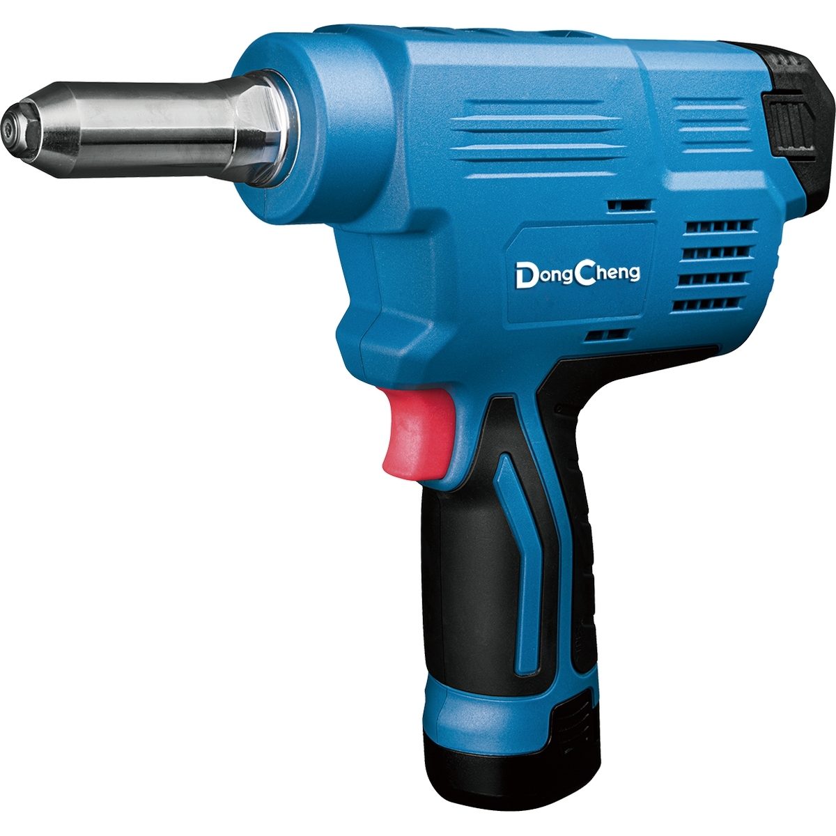 DONG CHENG เครื่องยิงรีเวทไร้สาย 12 โวลต์ รุ่น DCPM50(TYPE EK) ช่วงเส้นผ่านศูนย์กลางของหมุดย้ำ 2.4- 5.0 มม. แรงดึง 10,000 นิวตัน (ดองเช็ง) (