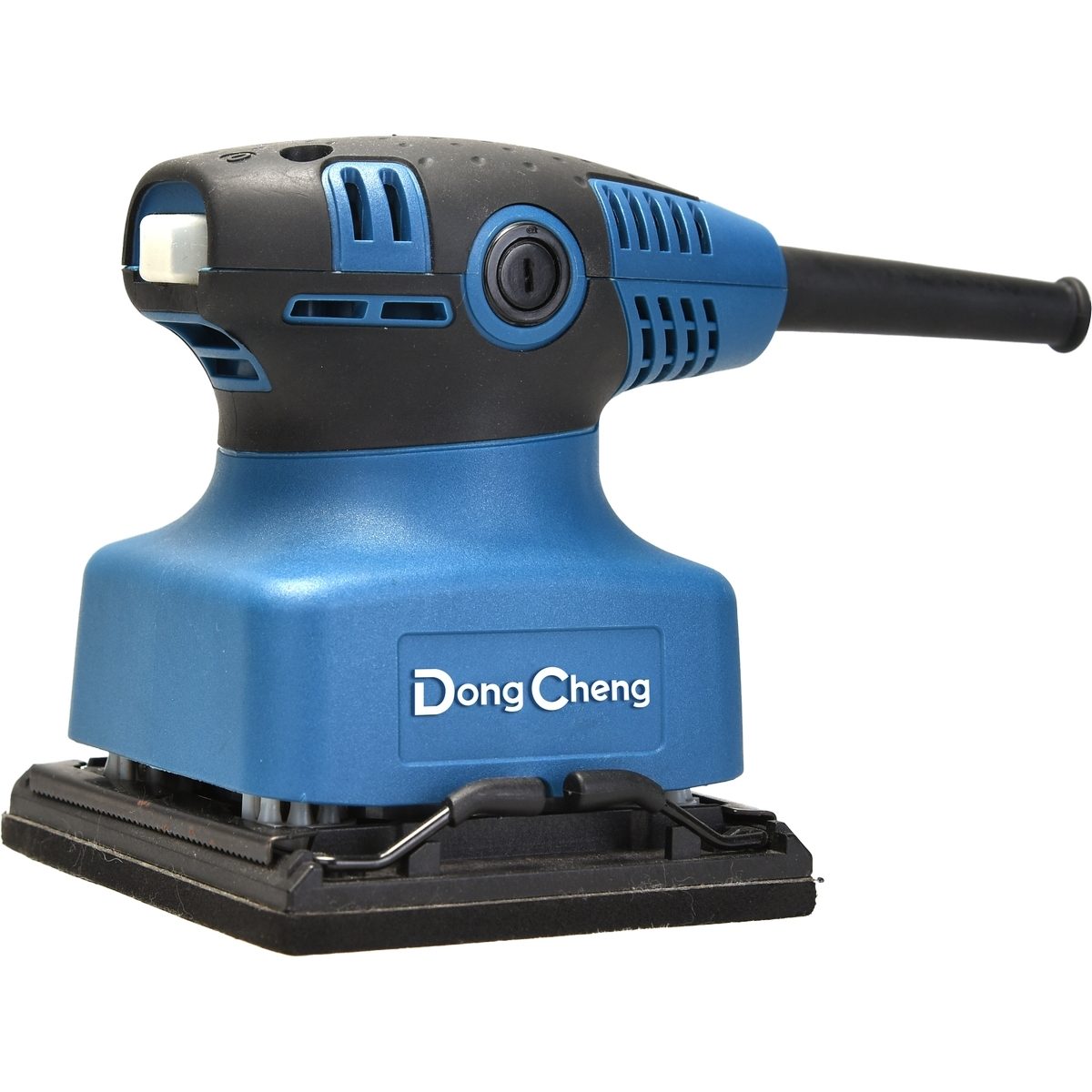 DONG CHENG เครื่องขัดกระดาษทรายจัตุรัส ขนาด 100 x 110 มม. รุ่น DSB03-100S กำลังไฟฟ้า 240 วัตต์ ความถี่ของการขัด 14000 รอบ/นาที (ดองเช็ง)