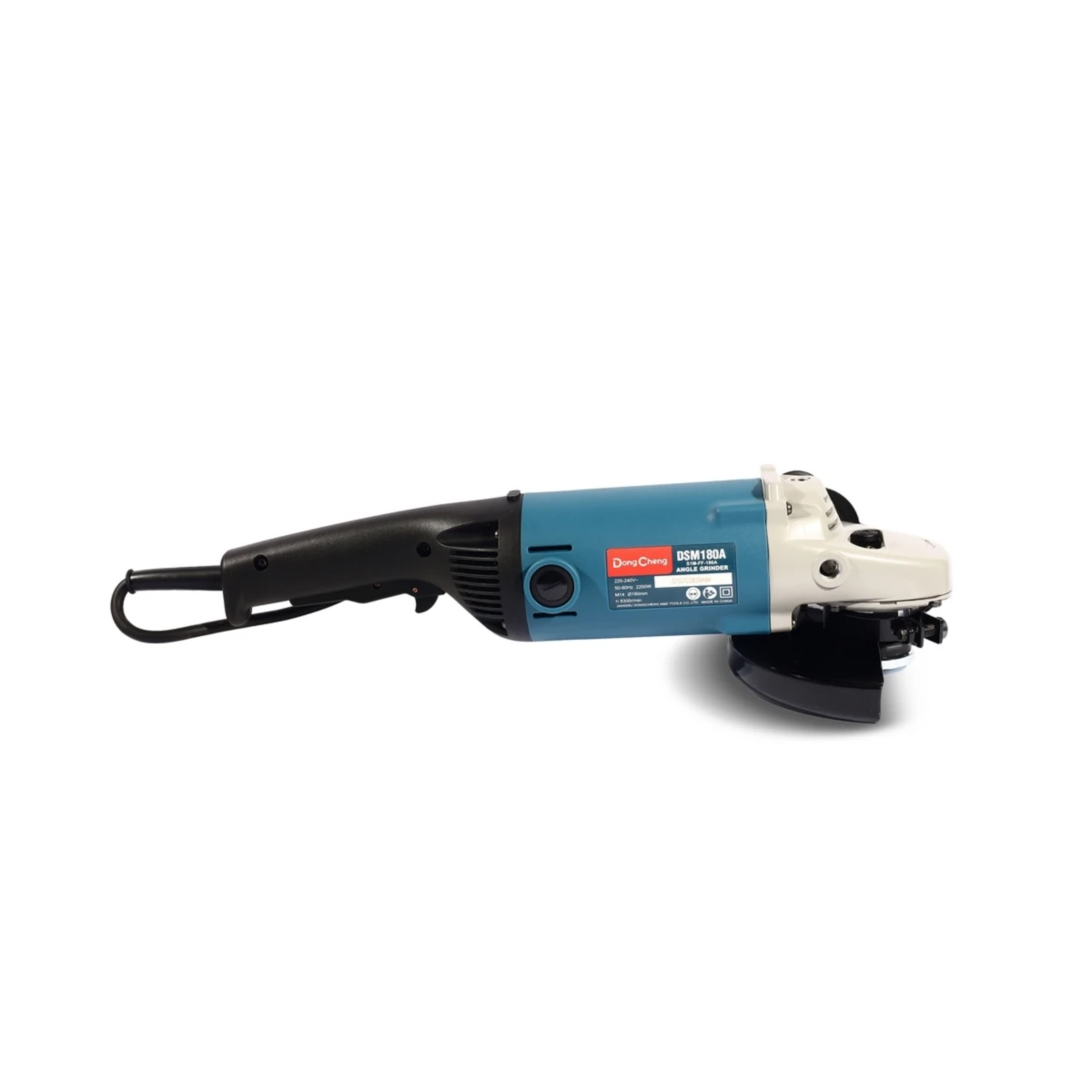 DONG CHENG เครื่องเจียร์ 7 นิ้ว กำลังไฟ 2200 วัตต์ รุ่น DSM180A ระบบ Soft Start เส้นผ่าศูนย์กลางใบตัด 22 มม. ความเร็วรอบตัวเปล่า 8300 รอบ/นา