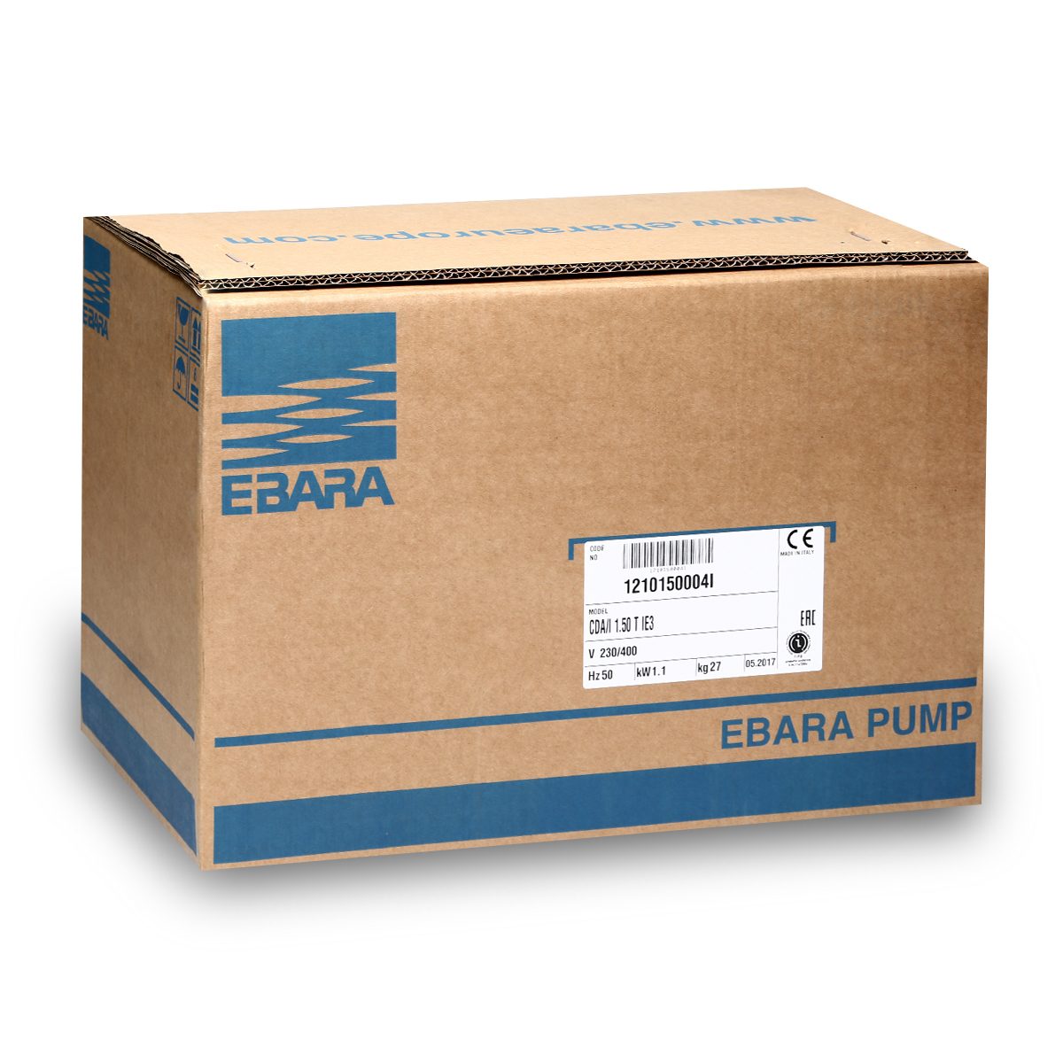 CDA-1.50T หอยโข่งใบพัดคู่ (1.5HP 3สาย)