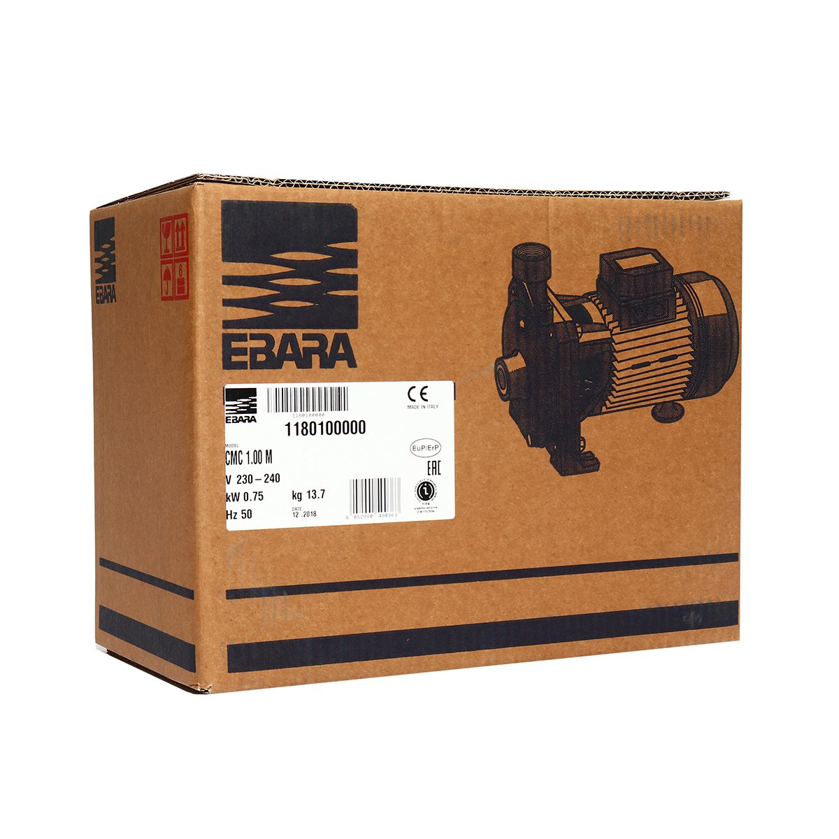 CMC-1.00M ปั๊มหอยโข่ง (1HP 2สาย)