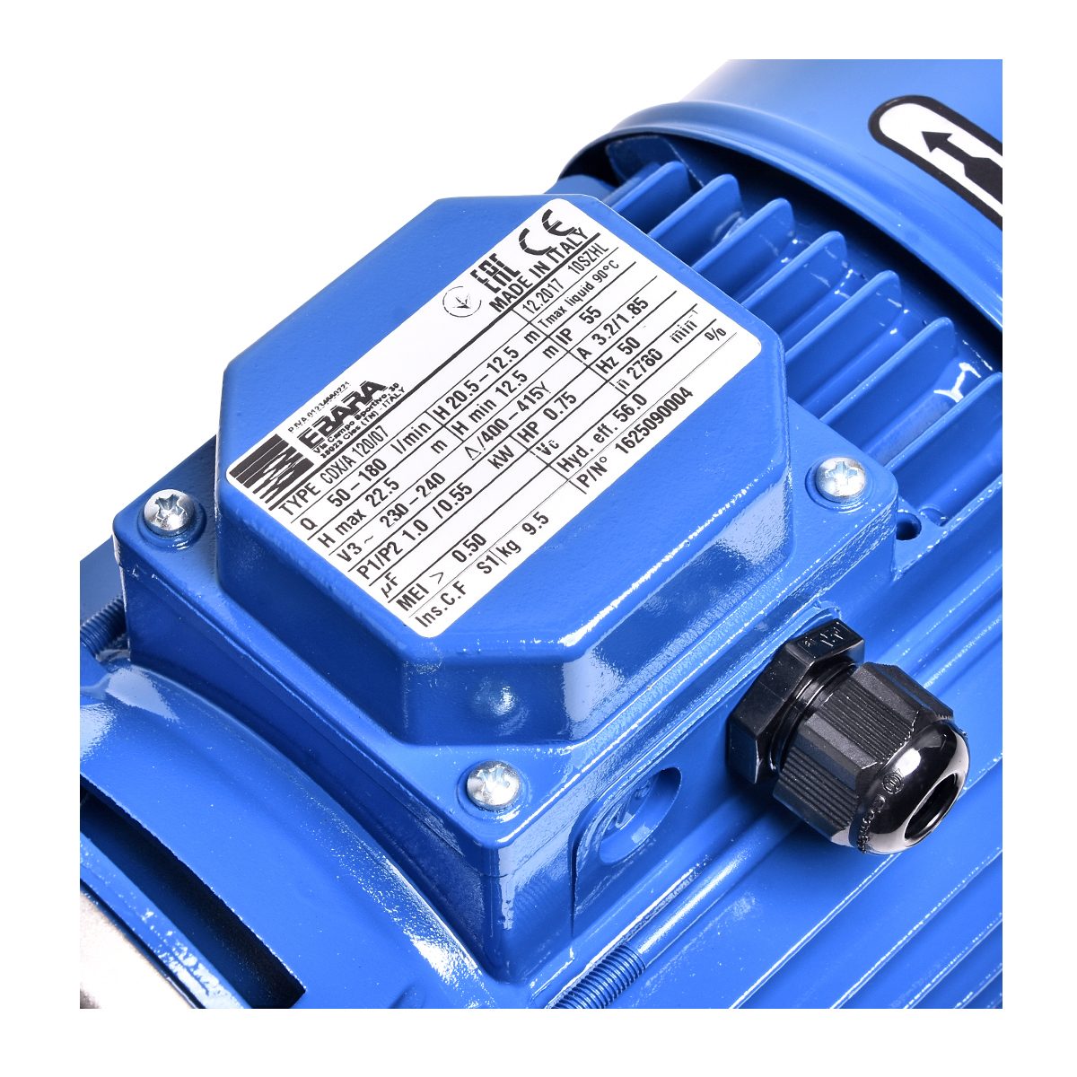 CDX-120/07 ปั๊ม SS304 ใบพัดเดี่ยว 3 สาย