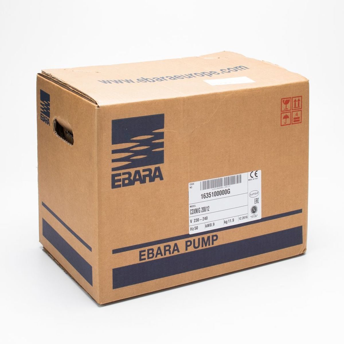 CDXM-200/12 ปั๊ม SS304 ใบพัดเดี่ยว 2 สาย