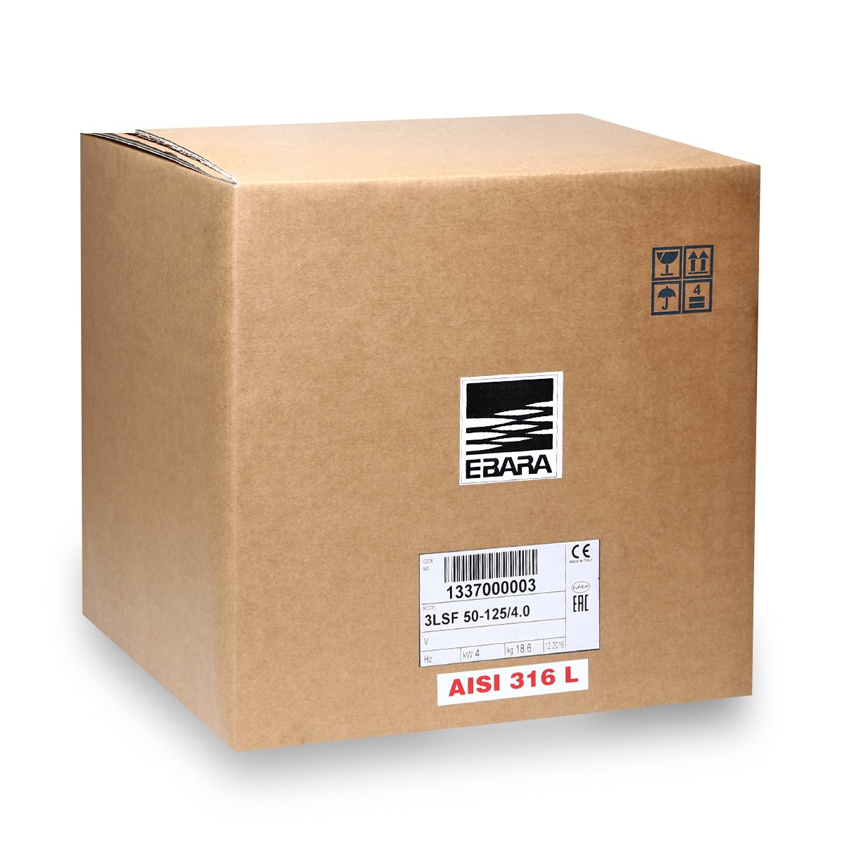 3LSF 50-125/4.0 ปั๊มSS316 เฉพาะหัวปั๊ม