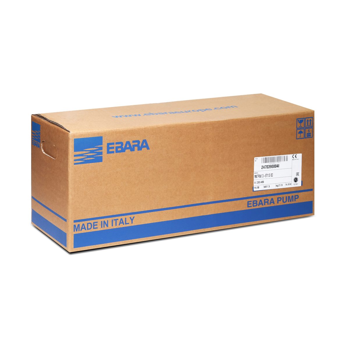 MATRIX 3-9T/1.5 ปั๊มน้ำหลายใบพัดแนวนอน