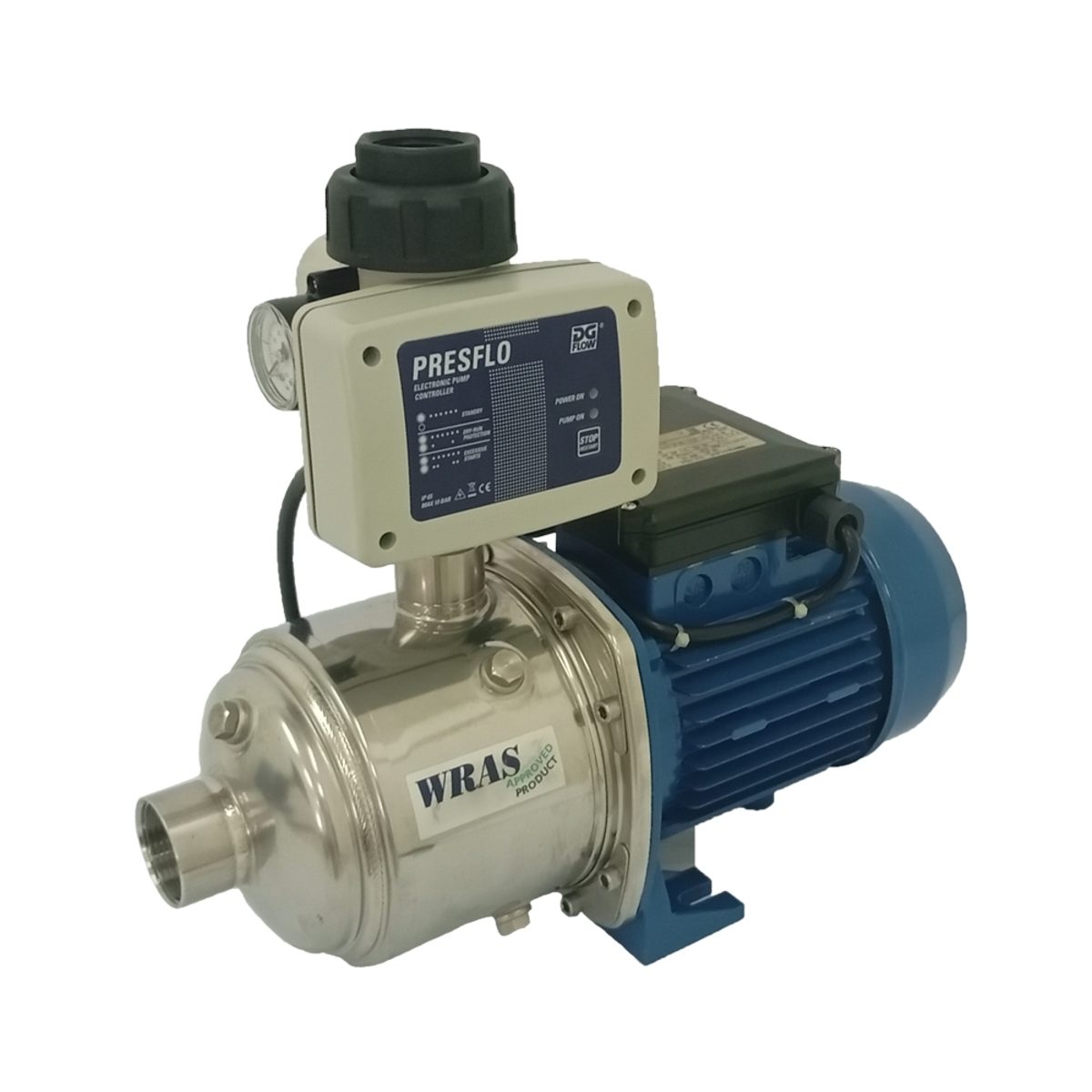 EBARA (เอบาร่า) ปั๊มน้ำเพิ่มแรงดันอัตโนมัติ รุ่น DBU MATRIX 3-3T/0.65M ระยะดูดลึกไม่เกิน 3 เมตร ส่งสูง 11.5 เมตร ท่อดูดและท่อส่ง 1x1 นิ้ว เห