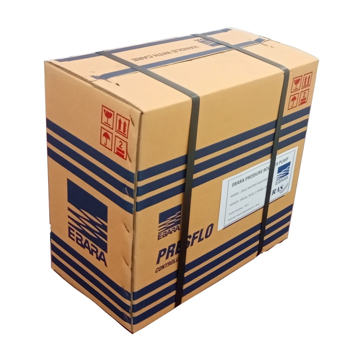 EBARA (เอบาร่า) ปั๊มน้ำเพิ่มแรงดันอัตโนมัติ รุ่น DBU MATRIX 5-3T/0.65M ระยะดูดลึกไม่เกิน 3 เมตร ส่งสูง 13.2 เมตร ท่อดูดและท่อส่ง 1x1/4 นิ้ว 