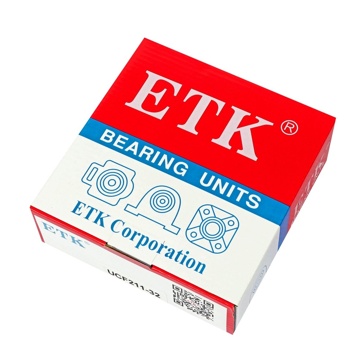 ETK ตลับลูกปืน ทรงสี่เหลี่ยม รูเพลา 2 นิ้ว รุ่น UCF211-32 สำเร็จรูปพร้อมใช้งานได้ทันที ระบบซีลป้องกันฝุ่น (อีทีเค)