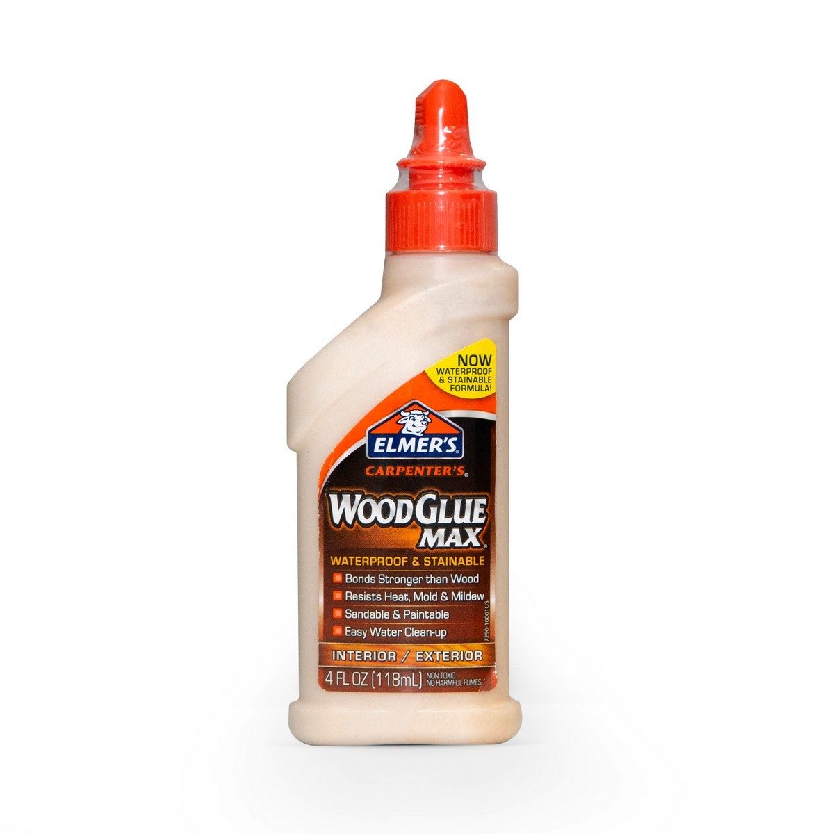 ELMER'S กาวติดไม้ กาวลาเท็กซ์ ขนาด 4 ออนซ์ Wood Glue Max ติดแน่น แห้งไว ขัดและทาสีได้ เหมาะสำหรับงานตกแต่งภายในและภายนอก (เอลเมอร์)