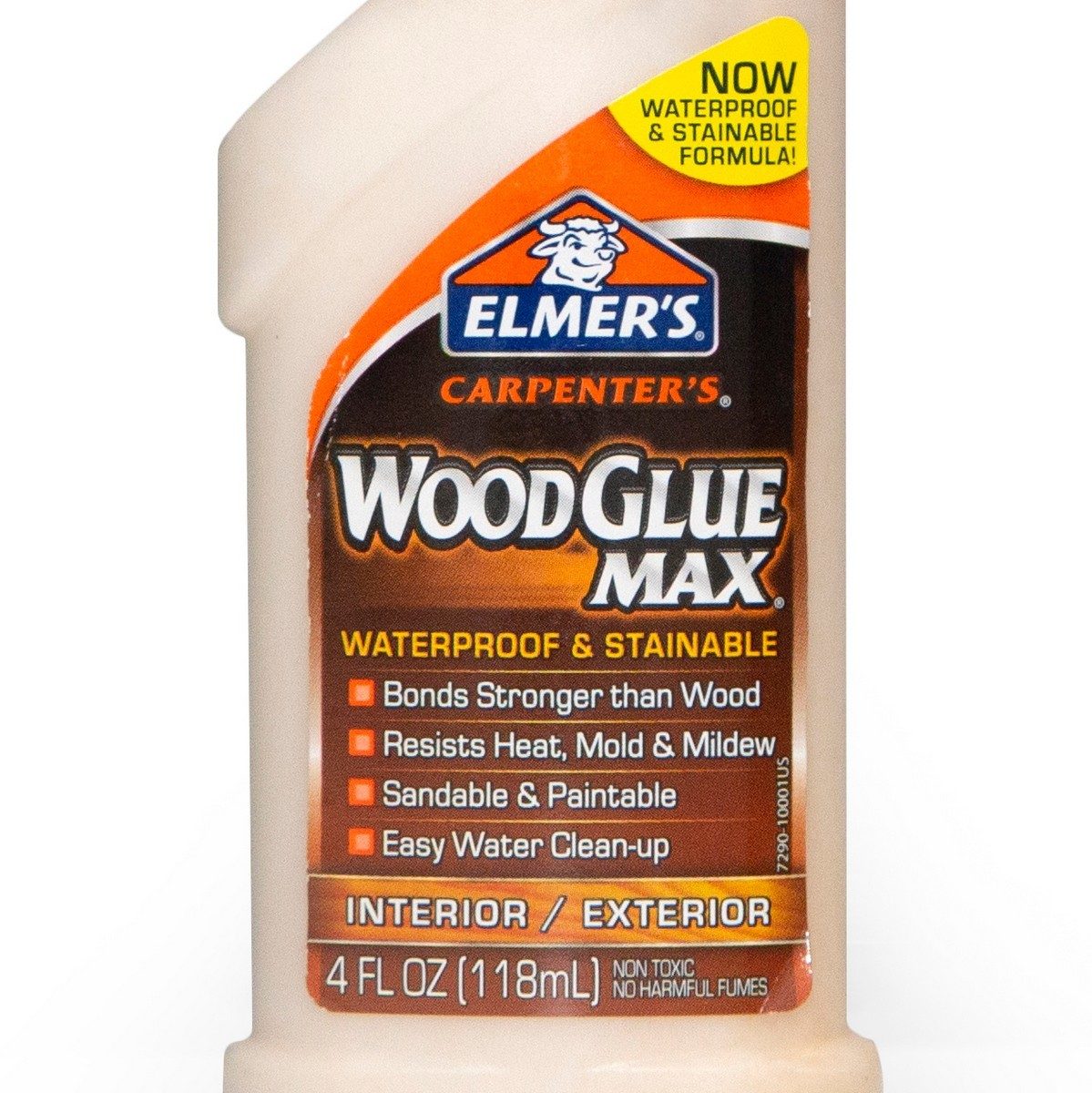 ELMER'S กาวติดไม้ กาวลาเท็กซ์ ขนาด 4 ออนซ์ Wood Glue Max ติดแน่น แห้งไว ขัดและทาสีได้ เหมาะสำหรับงานตกแต่งภายในและภายนอก (เอลเมอร์)