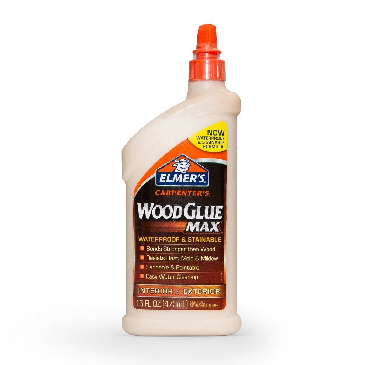 ELMER'S กาวติดไม้ กาวลาเท็กซ์ ขนาด 16 ออนซ์ Wood Glue Max ติดแน่น แห้งไว ขัดและทาสีได้ เหมาะสำหรับงานตกแต่งภายในและภายนอก (เอลเมอร์)