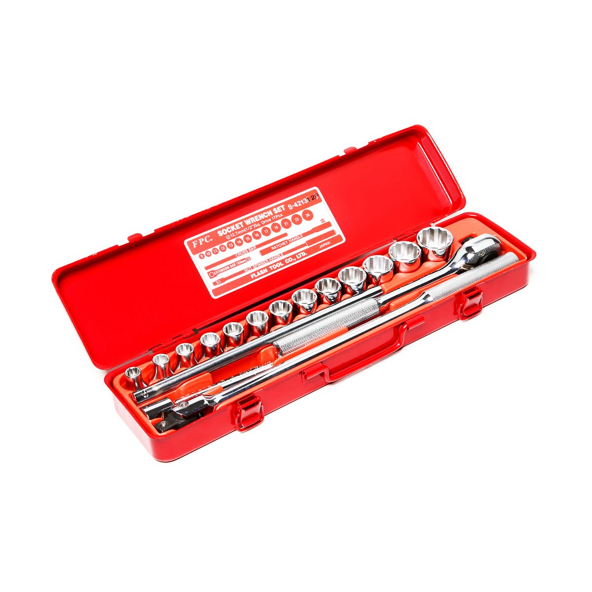 บล๊อกชุด1/2"17ชิ้น(12PT)S-4213