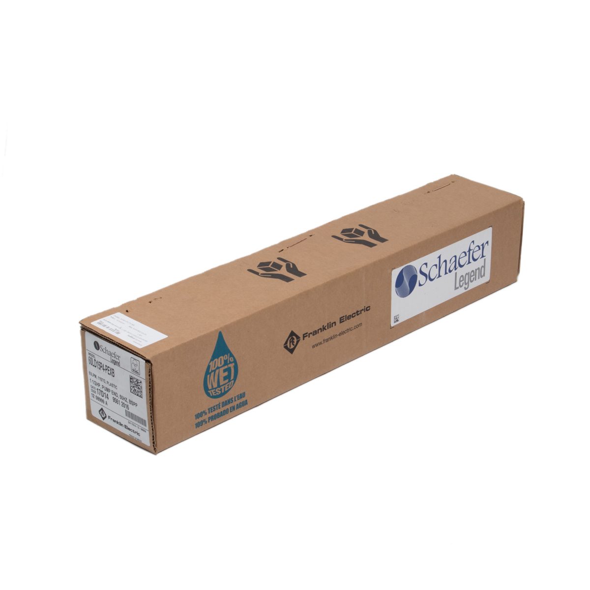 FRANKLIN เฉพาะหัวปั๊มบ่อบาดาล 4 นิ้ว รุ่น TRI20-11(60LD15P4-PEXB) กำลังมอเตอร์ 1.5 แรงม้า ส่งสูงุด 85 เมตร ปริมาณน้ำสูงสุด 16 ลิตร/นาที ท่อส