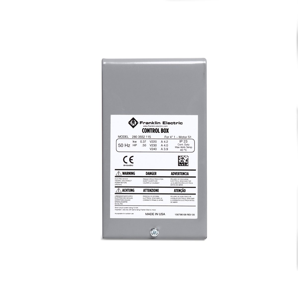 สวิทซ์คอนโทรล 1/2 HP 220V 50HZ