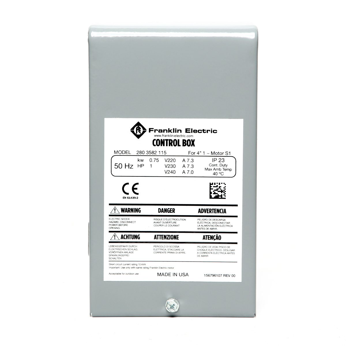 สวิทซ์คอนโทรล 1 HP 220V 50HZ
