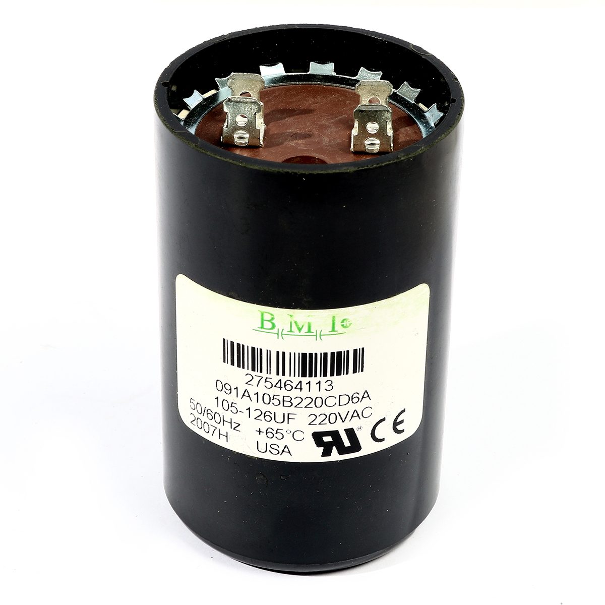 START CAPACITOR 105-126 MFD, 220V 1.5 HP