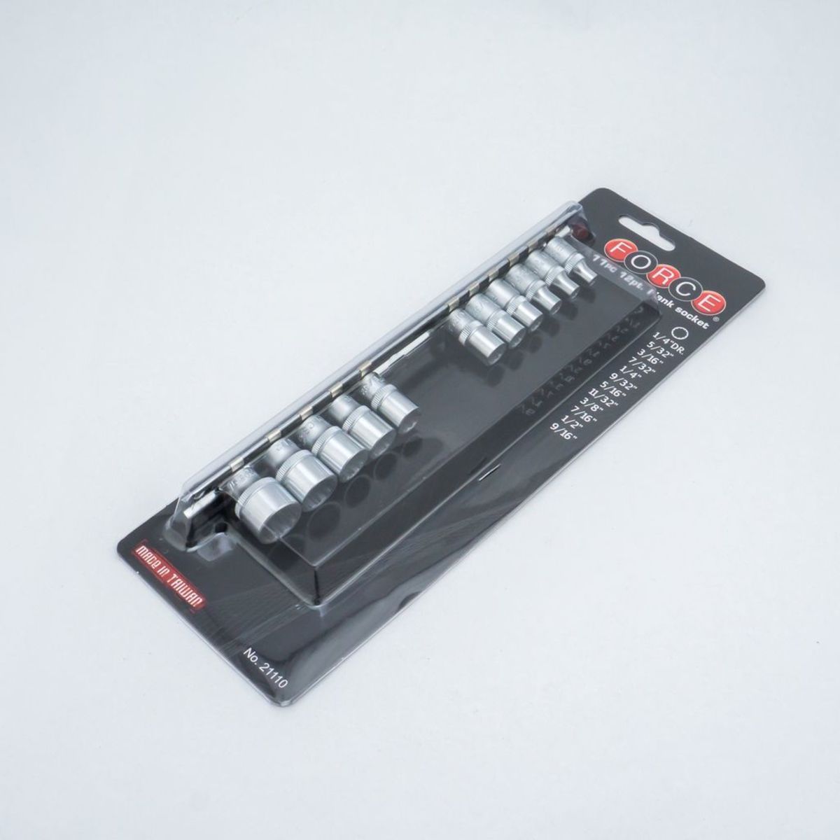 21110 ชุดลูกบ็อกซ์12PT 1/4" 11ชิ้น/นิ้ว