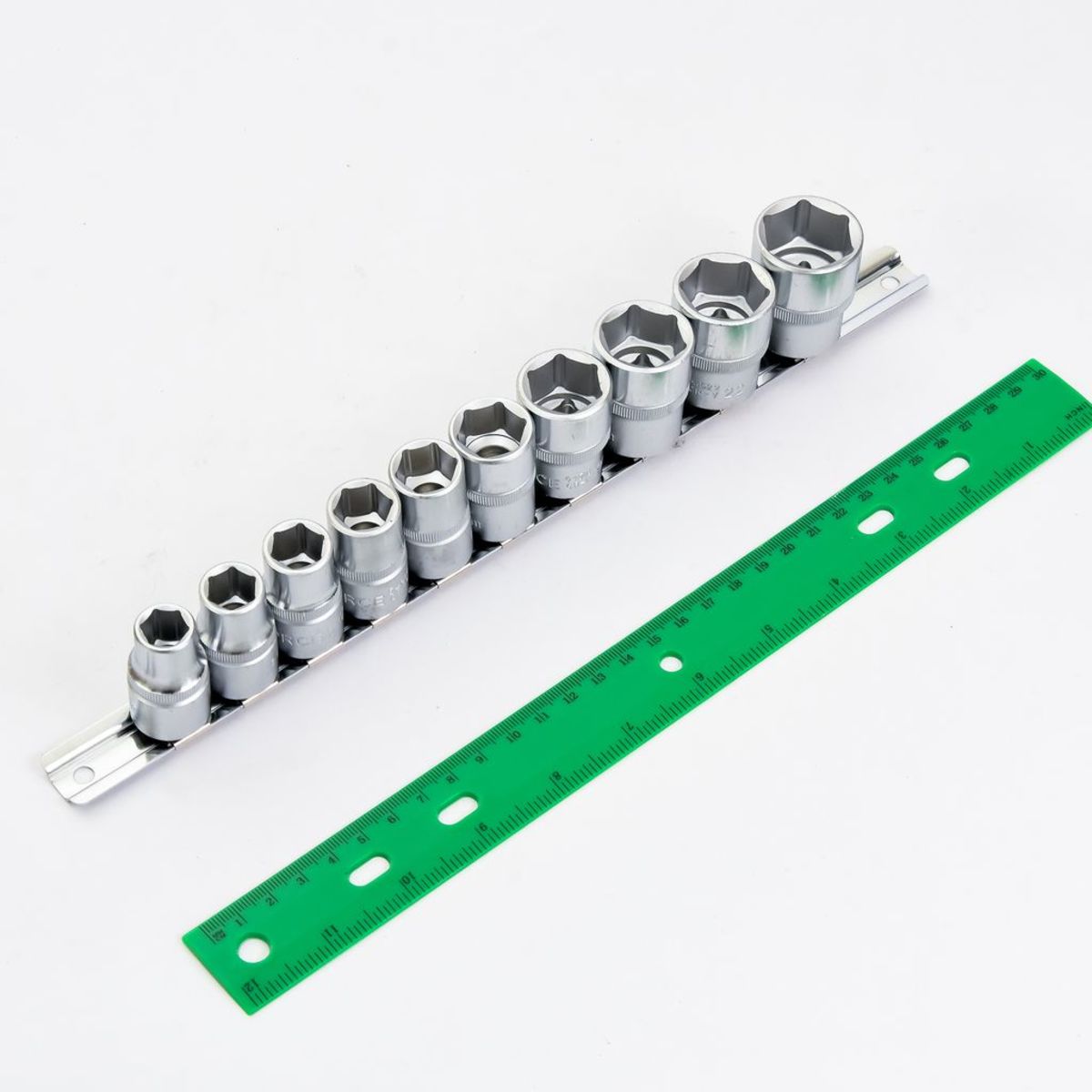 4106S ชุดลูกบ็อก1/2"6เหลี่ยม10ชิ้น(นิ้ว)