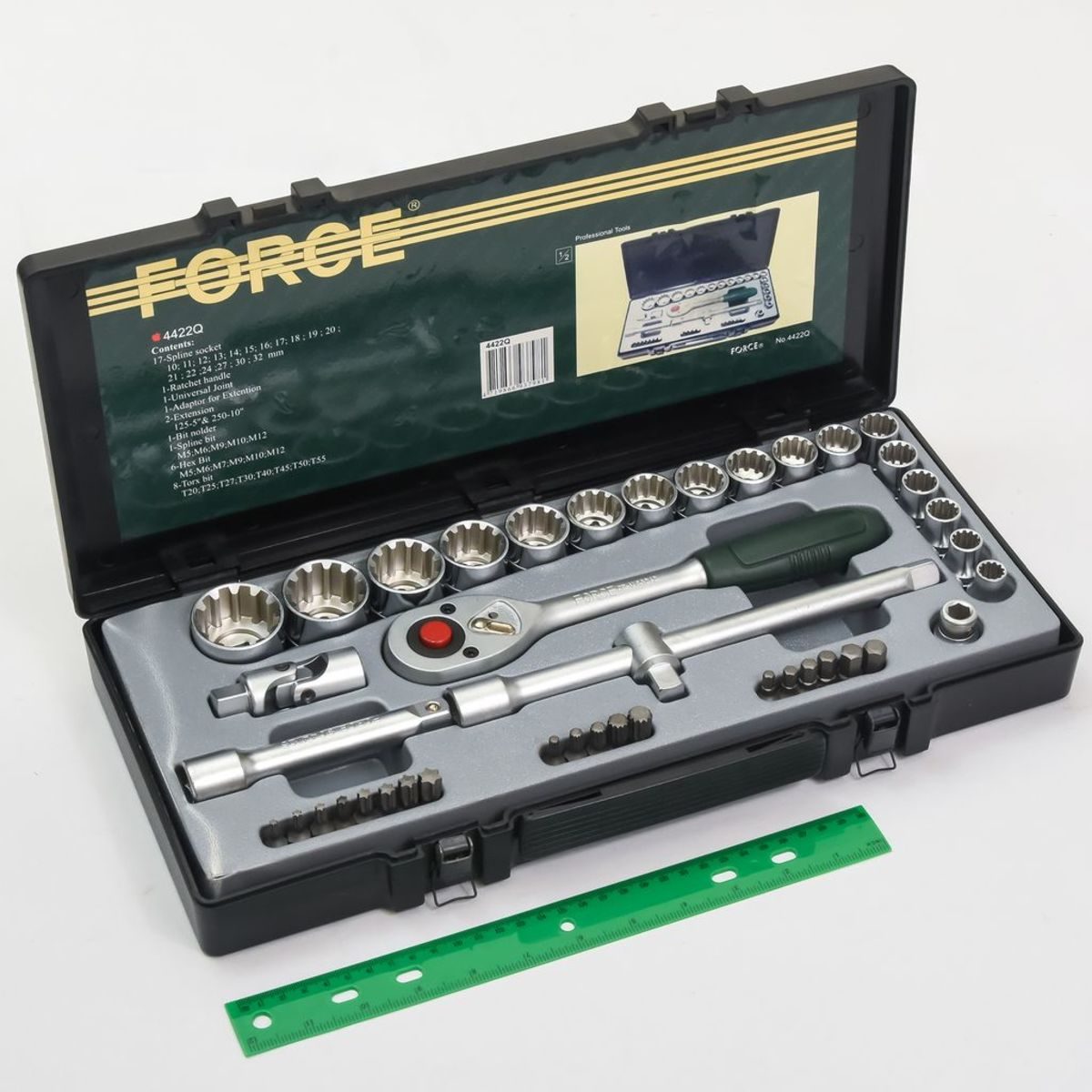 4422Q 42PC 1/2" SPLINE COMBINATION SET