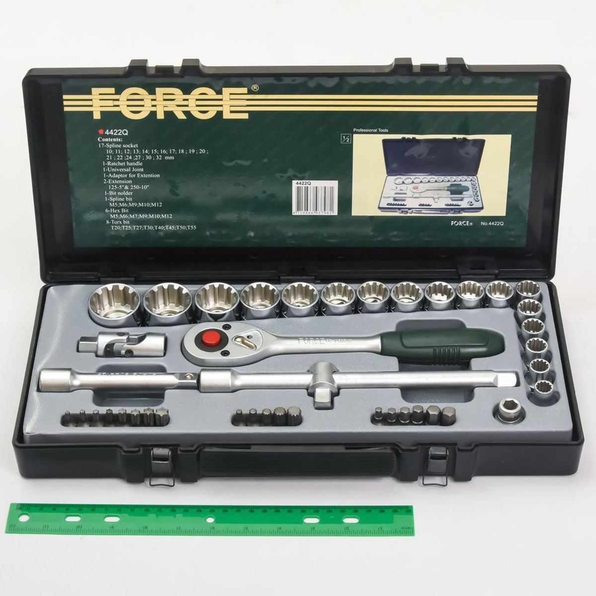 4422Q 42PC 1/2" SPLINE COMBINATION SET